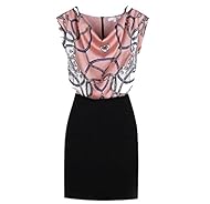 Sexy Sheath Polyester Spring Summer Wedding Dress/Mini Dress 