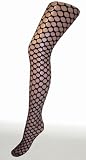 Pamela Mann Opaque Oval Holes Tights (Black)
