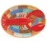 Nantucket Lobster Serving Platter for Beach, Nautical and Dining Decor Designed by Artist Paul Brent