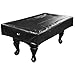 GSE Games & Sports Expert Heavy Duty Leatherette Pool Table Cover | Billiard Table Dust Cover(7-Foot, 8-Foot, 9-Foot) (8ft - Black)