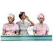 I Love Lucy Note Card Chocolate Factory