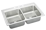 Elkay Lustertone Bowl Double Kitchen Sink