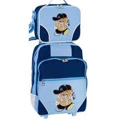 Kinder-Trolley-Set "Boy" 2-teilig - Trolley u. Aufsteckkoffer