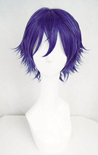 Callabero® Tokyo Ghoul √A Kirishima Ayato Blue Purple Mixed Wig Cosplay + cap