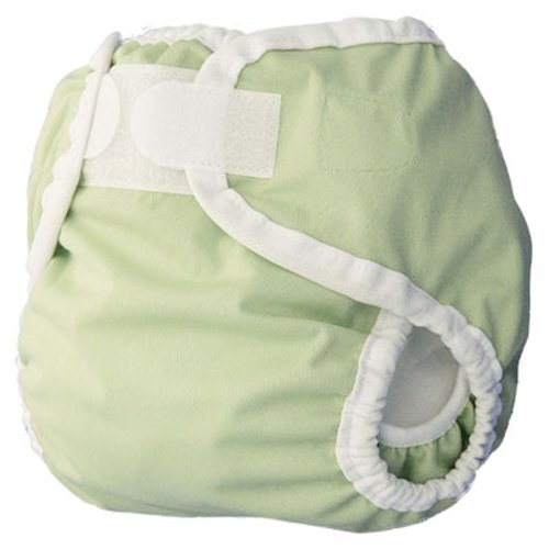 Thirsties Diaper Cover- Celery, Small (12-18 lbs)
