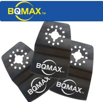 BQMAX - 3 PK Rigid Scraper Blades for Rockwell Sonicrafter, Worx, Ryobi JobPlus, Ridgid JobMax, Fein MultiMaster, Bosch Multi-X [Contractor Grade]