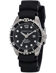 Momentum Womens 1M-DV07BB1B M1 Mini Analog Display Japanese Quartz Black Watch