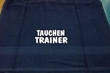 Tauchen Trainer; Badetuch Sport, dunkelblau Produktbild