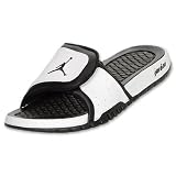 NIKE Jordan Men's Hydro 2 Slide Sandals Shoe, White/Black