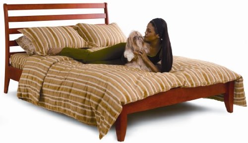 Cheap Coronado Cal King Size Bed In Cherry