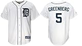 Greenberg #5 Detroit Tigers Majestic Replica Home Jersey - Large