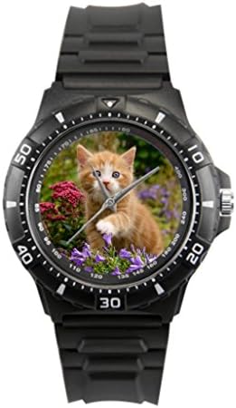 SeaYoo Plastic Wristwatch Cat Black One size