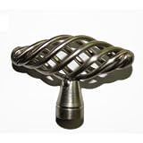 Olympia Cabinet Birdcage Knob Satin Nickel 2" Long 1241