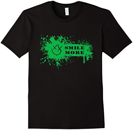 Men's Smile T-Shirt More Medium Black