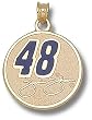 New Jersey Nets Logo 1" Charm/Pendant -Choose from 14K/10K, Stainless Steel or Gold Plated