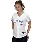 MLB Majestic Toronto Blue Jays Women's Replica Jersey - White (X-Large)