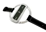Lip - 10910122 - Montre Femme Acier - Quartz Analogique - Cadran Noir - Bracelet Cuir Noir