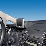 KUDA Navigations Konsole passend für Fahrzeugmodell: Nissan TIIDA (2008-) Mobilia-Kunstleder Schwarz