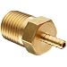 Parker 2-4 B2HF-B Brass Barbed Connector To Male Pipe 1/8" Hose Barb 1/4" Male NPT