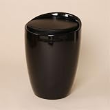 Produkt-Bild: LOUNGE HOCKER VASE designklassiker retro stuhl C25 schwarz
