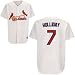 Majestic Apparel Jersey, St. Louis Cardinals Matt Holliday #7 Graphic White L