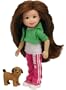 TY Li'l Ones Trendy Taylor - with Tan and Brown Dog in Box