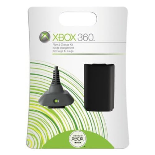 Microsoft Xbox 360 Play And Charge Kit BLACK £9.98 @ Amazon