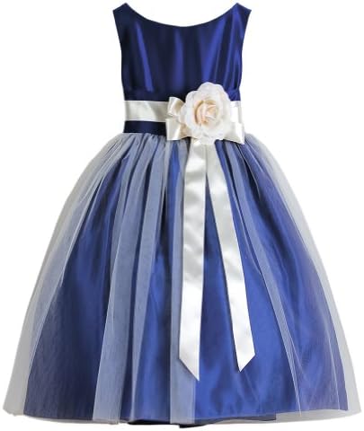 Sweet Kids Royal Blue Tulle Special Occasion Dress Toddler Girl 3T