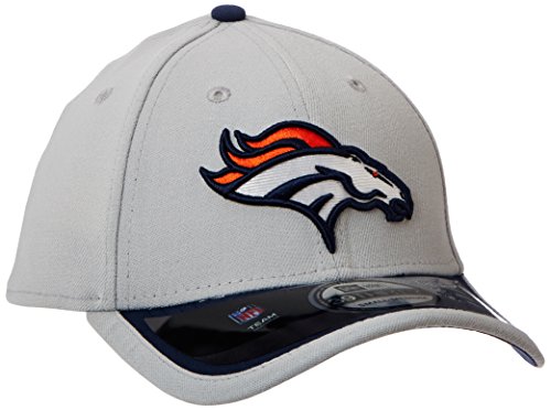 NFL Denver Broncos 2015 39Thirty Stretch Fit Cap, Medium/Large, Gray