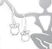 Tomas 925 Sterling Silver Cute Owl Charm Dangle Earrings ~ Comes Gift Boxed