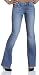 Seven7 Jeans Junior's Flare Jean with Rhinestone Back Pockets