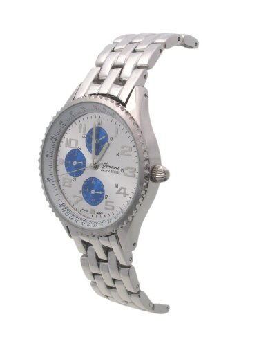Geneva Platinum Chronograph Style Mens Watch - 8.5
