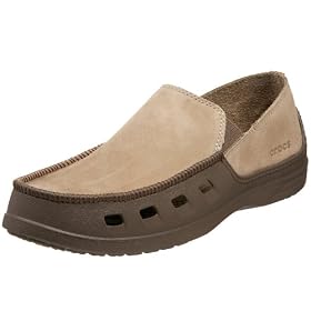 crocs Men's Tideline Leather Slip-On