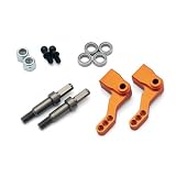 Aluminum Steering Knuckle Set, Orange:F10 by hpi-racing