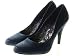 Couture Discount Pumps Kroko Look Blau (P50n)