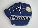SAN DIEGO PADRES GLOVE WALL CLOCK