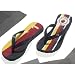 Sports : Puma Deutschland Sandale, schwarz/rot/gold