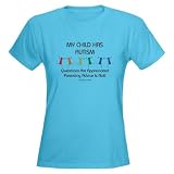 My Child Has Autism Women's Dark T-Shirt