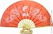 Decorative Red Kung Fumartial Arts Fan dragon Yin Yang