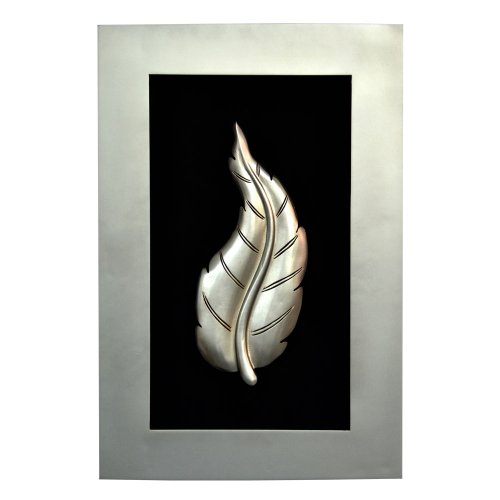 s`home el1282c AIR 3D Relief Bild mit Tiefe 47 x 70 cm, silberfarben