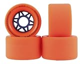 Orangatang Balut Longboard Skateboard Wheels 72.5mm 80a Orange - Set of 4 Wheels