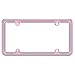 Cruiser Accessories 17536 Glitz License Plate Frame, Chrome/Pink/Clear