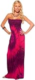 Sexy Flattering New Boho Strapless Long Tube Colorful Batik Spring Maxi Dress
