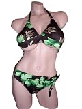 Quiksilver Leilani Banded Halter Bikini Swimsuit Set
