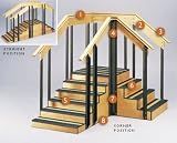 Convertible staircase 36″ – Clinton CLASSIC SERIES STAIRCASES For Physical Therapy – Exercise Equipment – Fitness Item# 4-5080-36