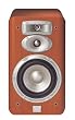 JBL L830CH 6-Inch 3-Way Bookshelf Loudspeakers (Pair, Cherry)