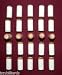 12 mm Pool Cue Stick - Billiard Slip Push on Tips Lot of 25