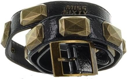 Miss Sixty Black Polyurethane Belt