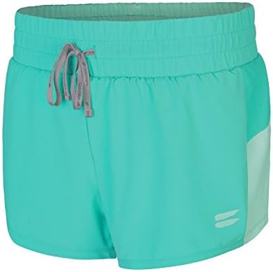 Tribesports Women's 2 in 1 Gym &amp; Running Shorts - Turquoise