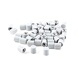 uxcell スイッチキーキャップ　ボタンスイッチキャップ　プッシュ　ライトグレー　50個入